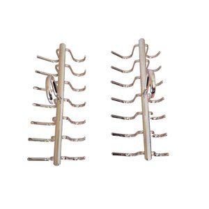 2 Tie Scarf Hat Cap Closey Hangers‎ Organizers Heavy Duty Metal Holds 28